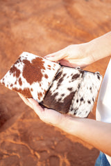 Large Cowhide Coin Purse
