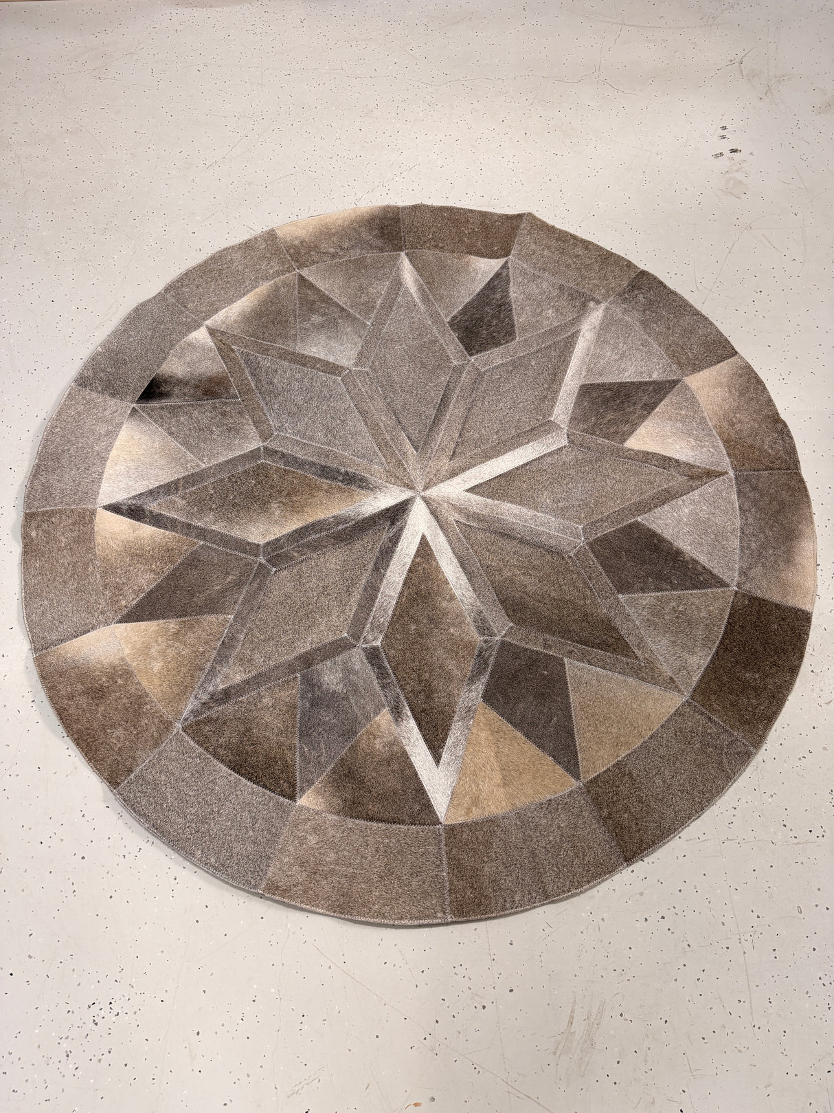1.6m Round Patchwork Rugs 001