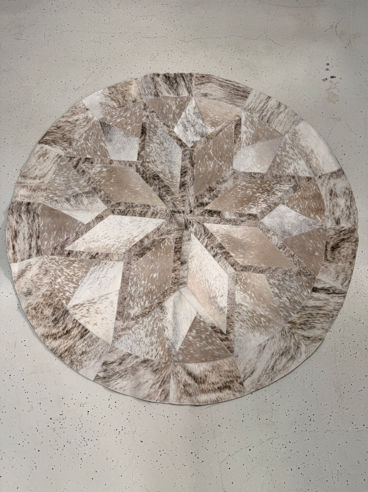 1.6m Round Patchwork Rugs 002