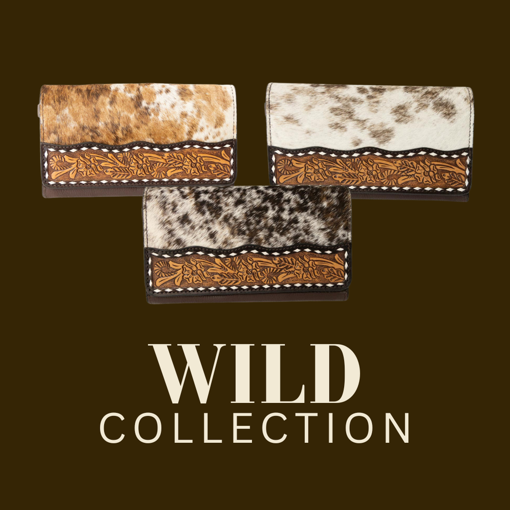 WILD Kimberley Tooled Leather Purse