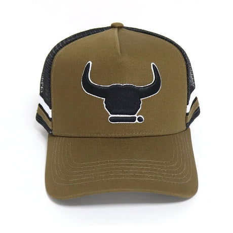 C.A Signature Trucker Cap - Army Green