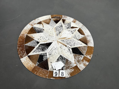 PROMO - Round Patchwork Rugs- 1.2m