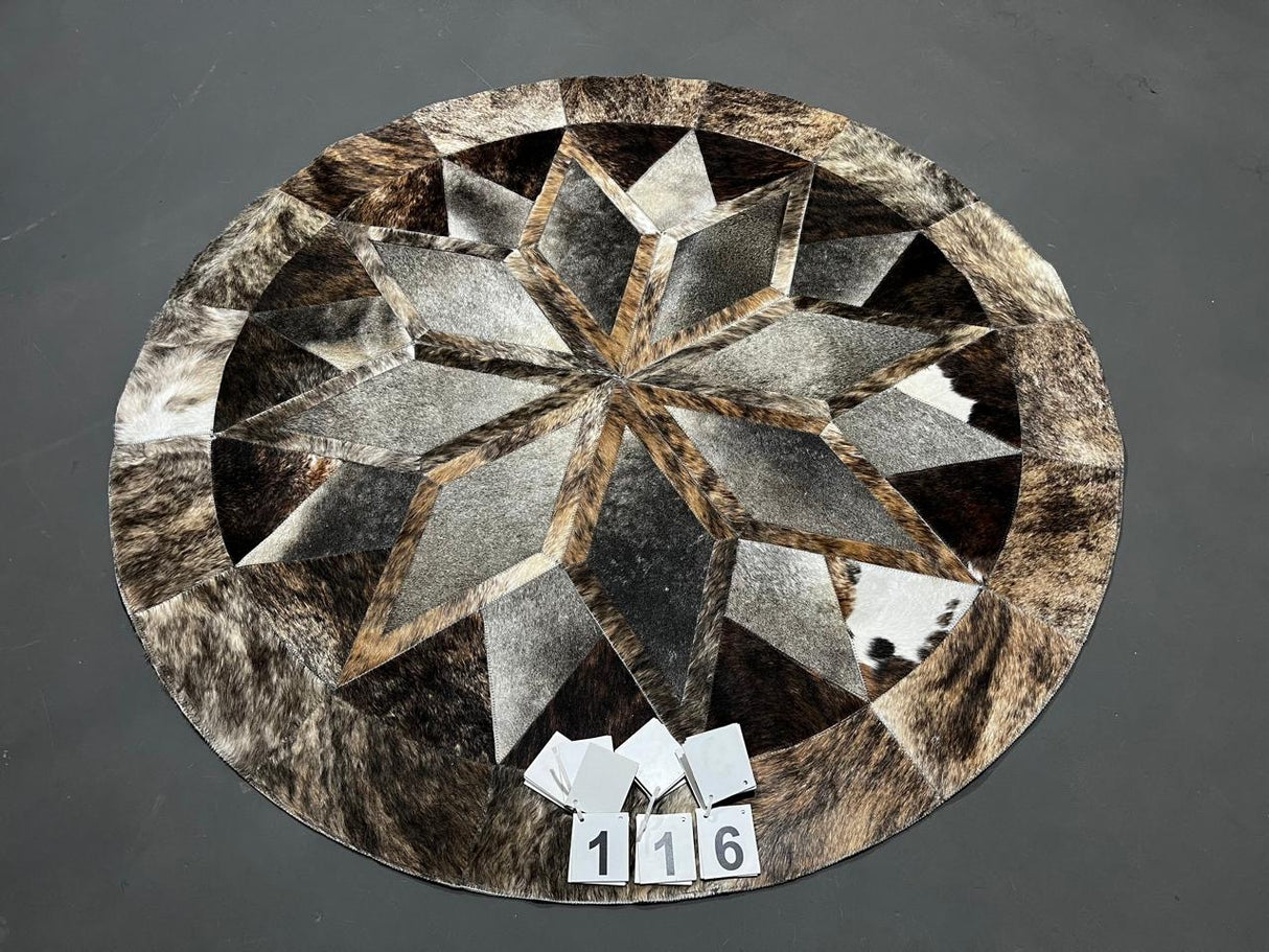 PROMO - Round Patchwork Rugs- 1.6m