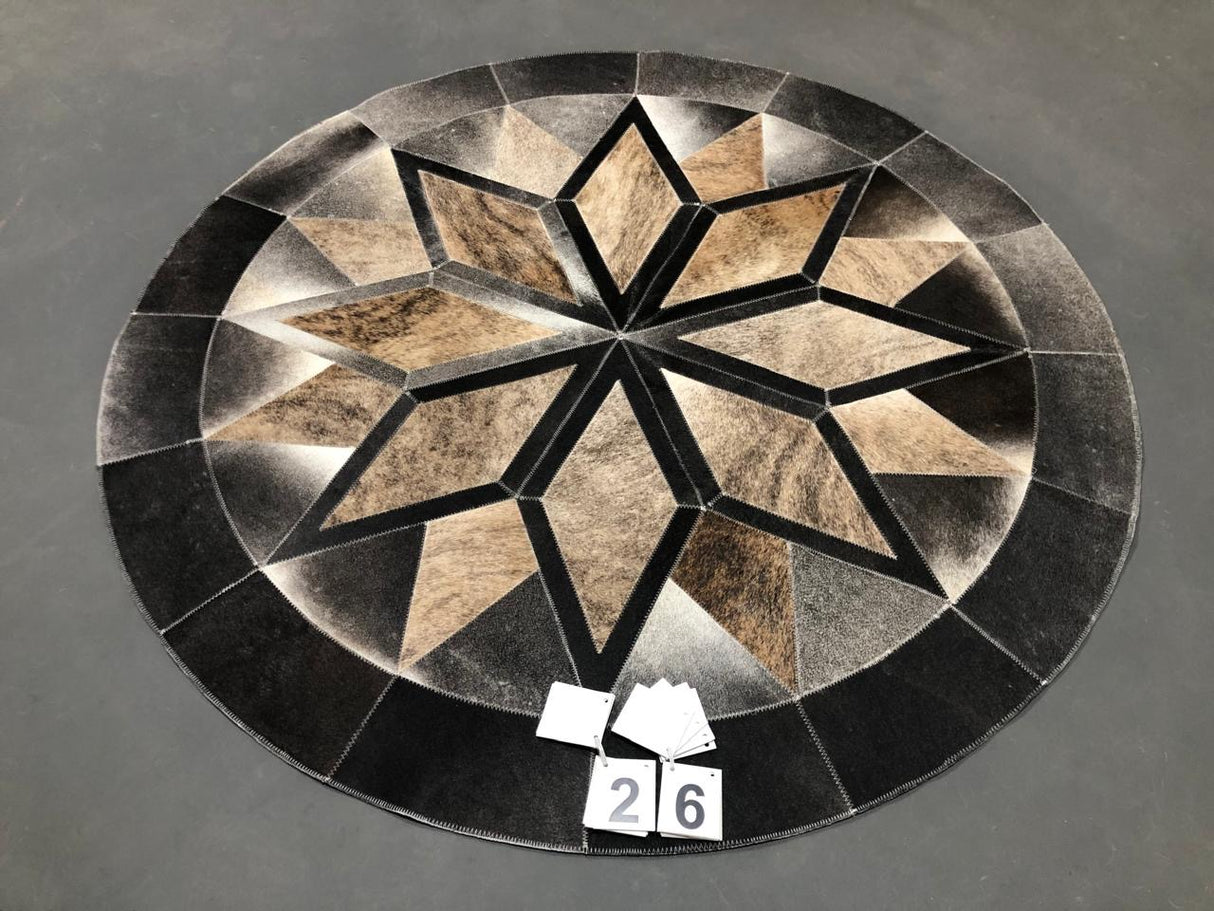 PROMO - Round Patchwork Rugs- 1.6m