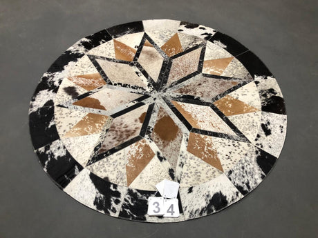 PROMO - Round Patchwork Rugs- 1.6m