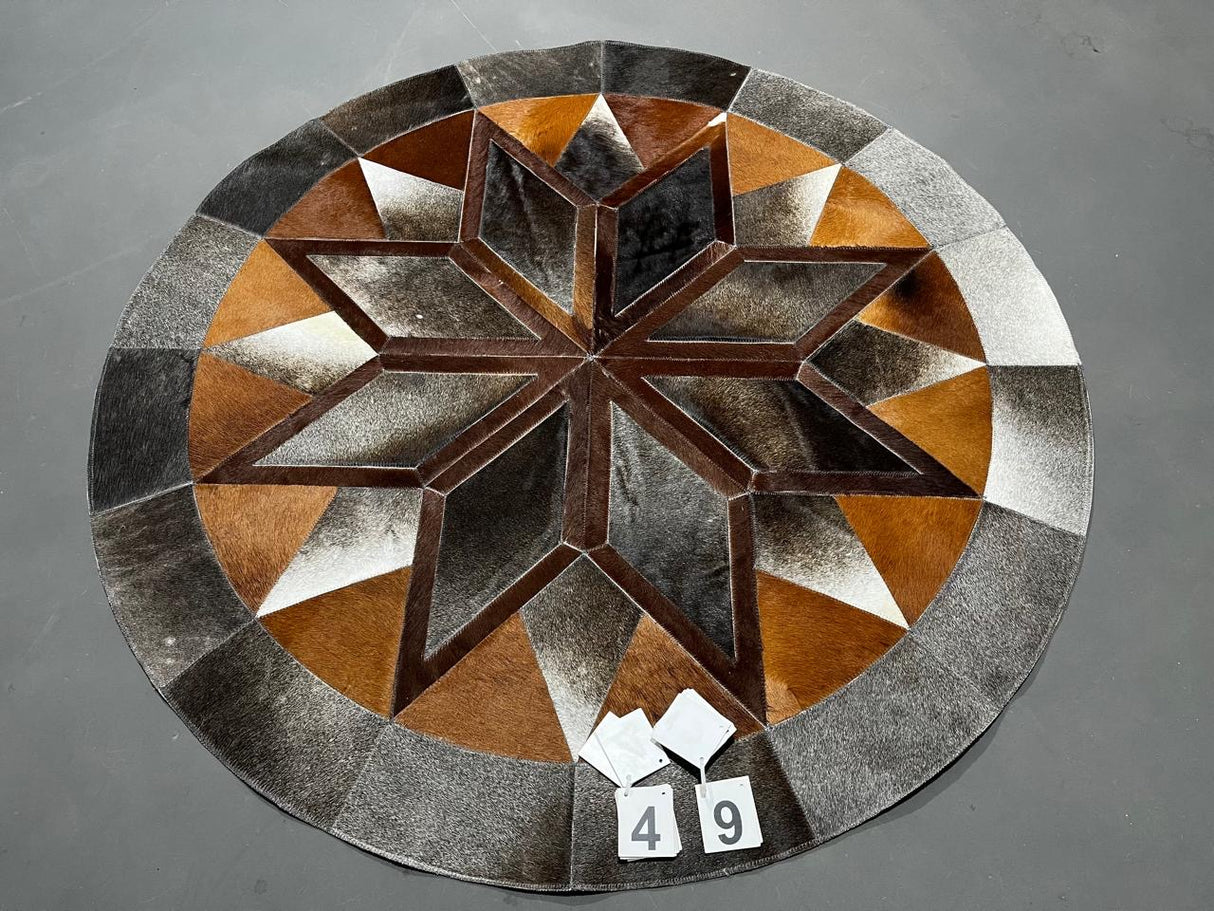 PROMO - Round Patchwork Rugs- 1.6m