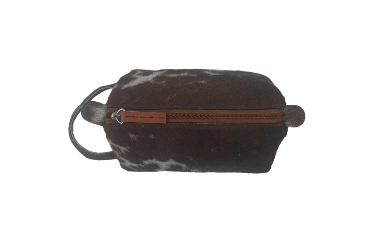 Cowhide Toiletries Bag - EXCESS