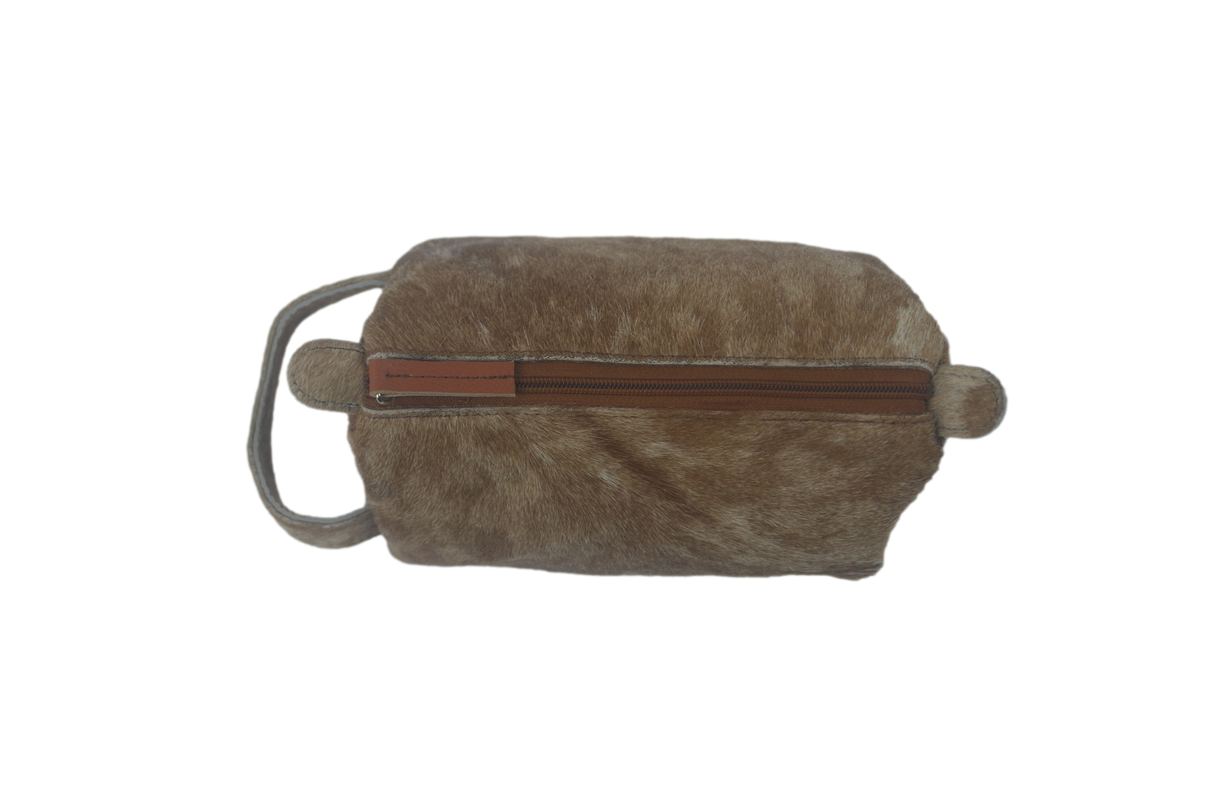 Cowhide Toiletries Bag - EXCESS