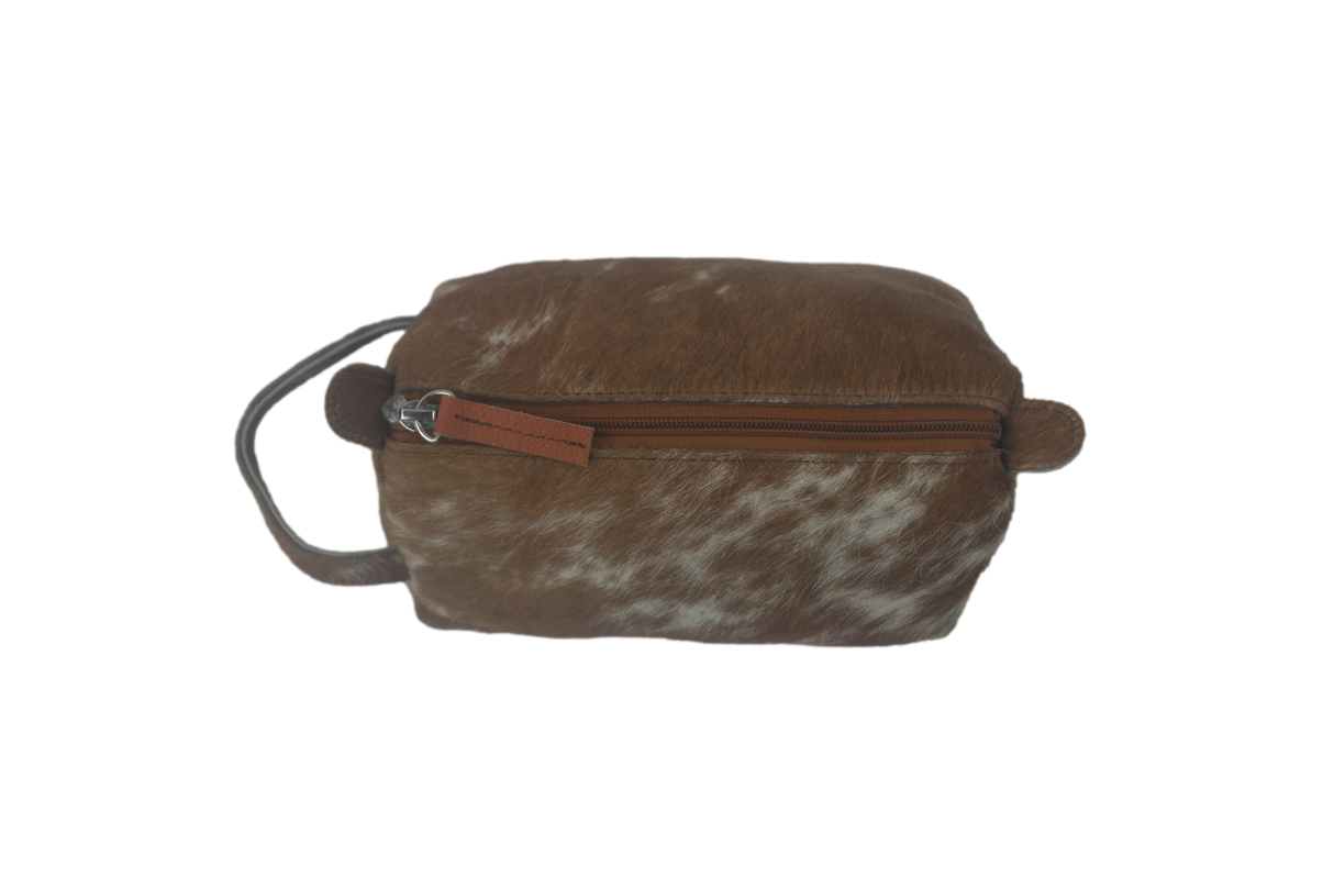 Cowhide Toiletries Bag - EXCESS