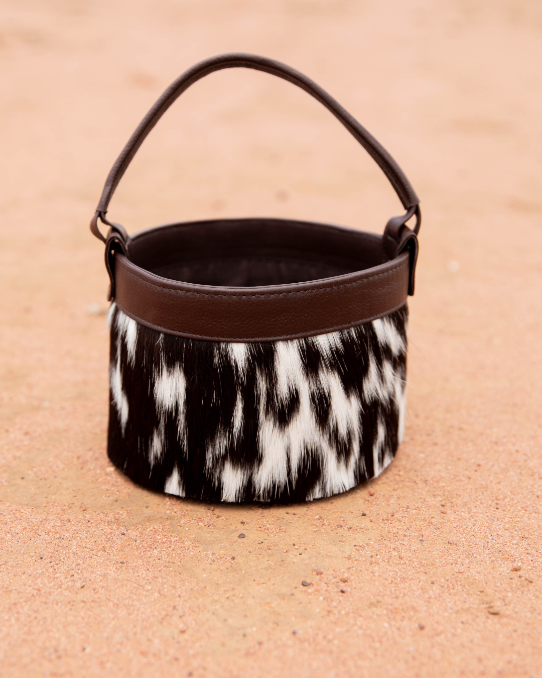 PRE SALE - Cowhide Basket - PRE SALE