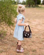 Cowhide basket