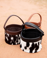 PRE SALE - Cowhide Basket - PRE SALE