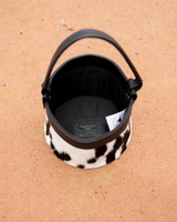 PRE SALE - Cowhide Basket - PRE SALE