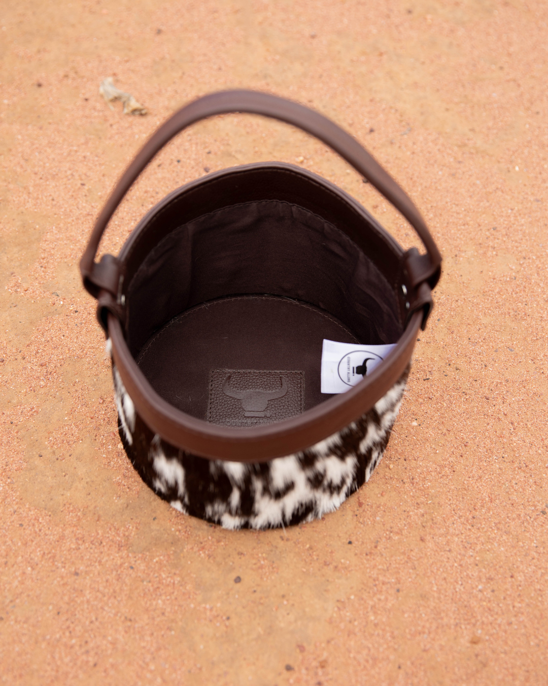PRE SALE - Cowhide Basket - PRE SALE