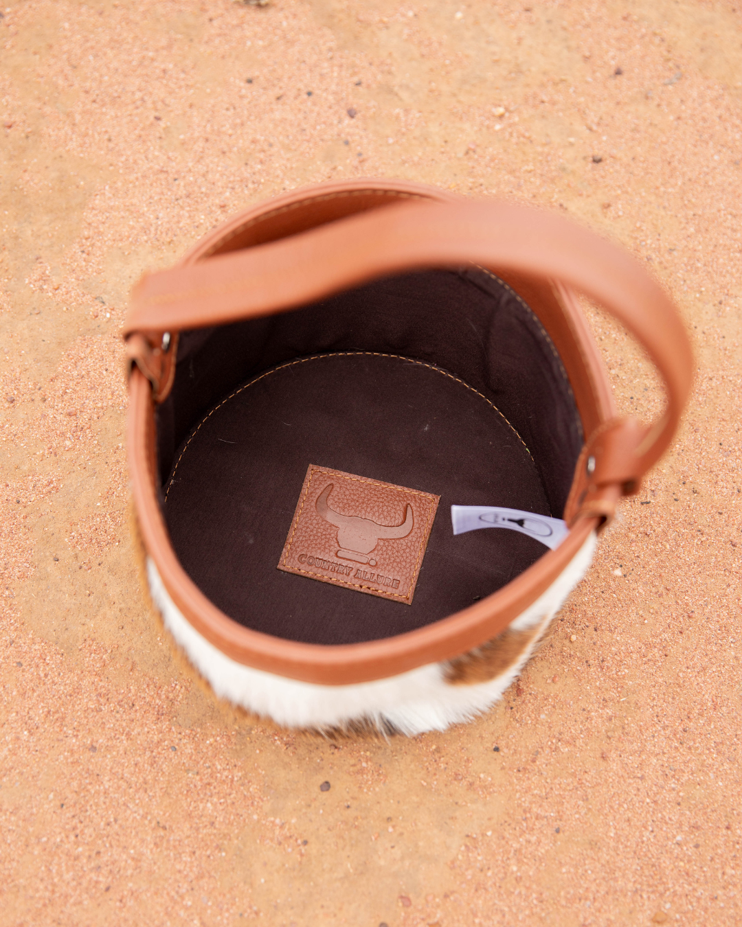 PRE SALE - Cowhide Basket - PRE SALE