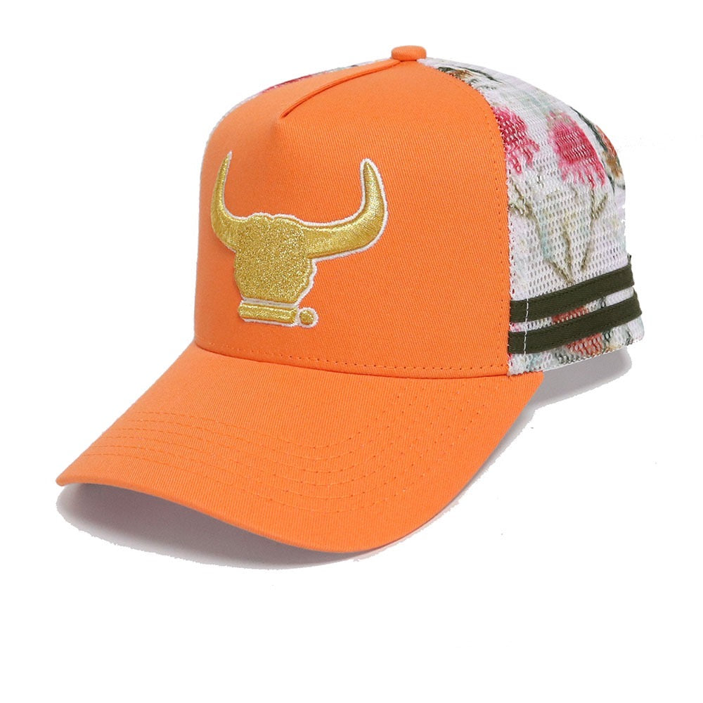 C.A Signature Trucker Cap - Orange