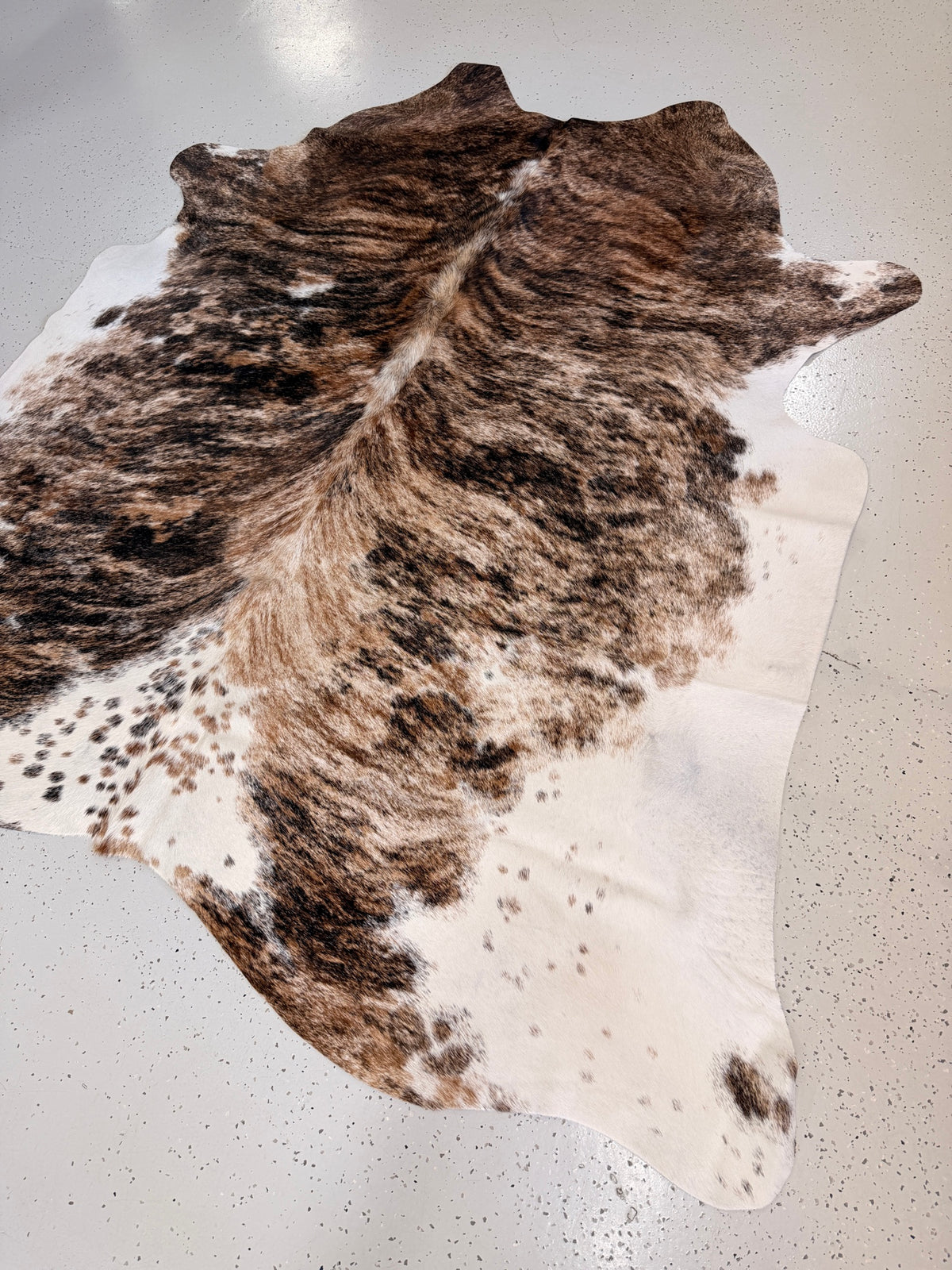Brindle Cowhide Rug, hide #194, 192 x 203cm