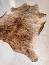 Brindle Cowhide Rug, hide #857, 190 x 211cm