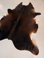 Brown Cowhide Rug, hide #003, 205 x 233cm