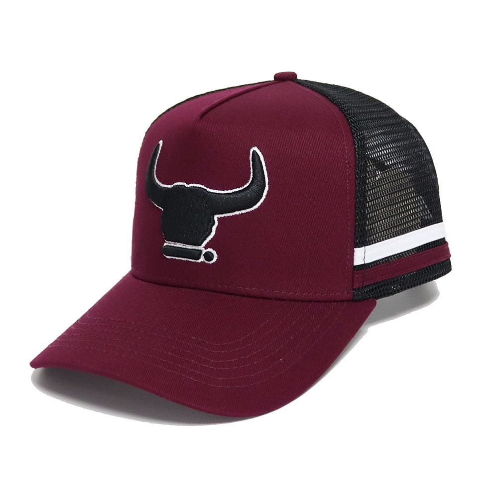 C.A Signature Trucker Cap - Maroon