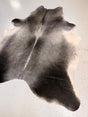 Grey Cowhide Rug, hide #44, 161 x 187cm