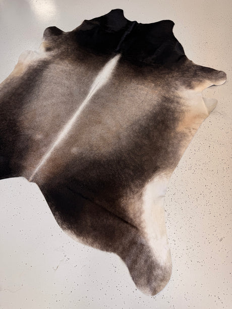 Grey Cowhide Rug, hide #99, 200 x 203cm