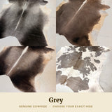 Grey Cowhide Rug - choose your exact hide